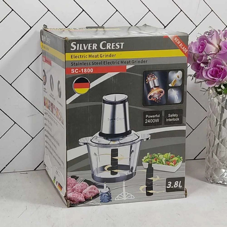 خردکن برقی سیلور کرست مدل SC-1800 توان 2400 وات ظرفیت 3.8 لیتر